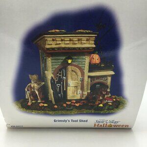 Department 56 Grimsly's Tool Shed The Original Snow Village Halloween #56.54717